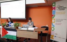 Acte de presentació de les beques Devreporter i Eduglobal. Font: Lafede.cat